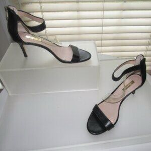 Louise et Cie Black Ankle Strap Heels